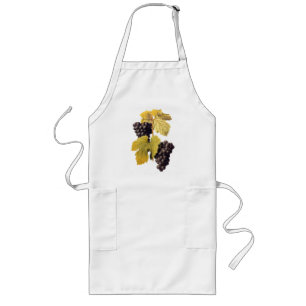 Wijndruiven Apron Lang Schort