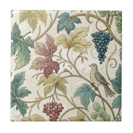 Wijndruiven elegant naadloos patroon tegeltje
