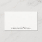 Wijndruiven | Fles van Vino | wijngaard Visitekaartje (Achterkant)