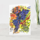 Wijndruiven Fun Hartelijk dank kaarten (Voorkant)