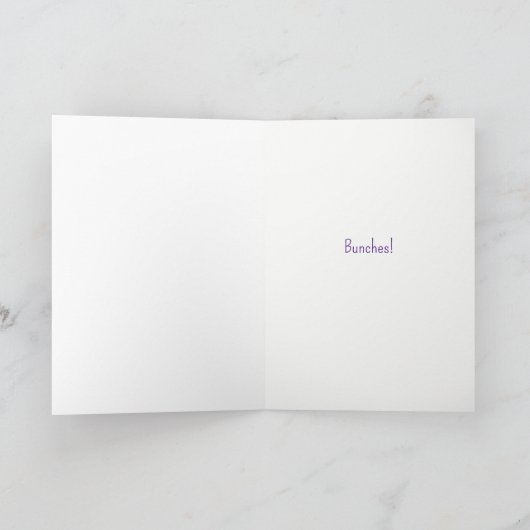 Wijndruiven  Fun Hartelijk dank kaarten (Binnen)