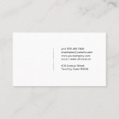 Wijndruiven Glas Logo  Visitekaartje (Achterkant)