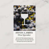 Wijndruiven | Glaspictogram Visitekaartje (Voorkant)