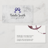 Wijndruiven juichen visitekaartje (Voorkant / Achterkant)