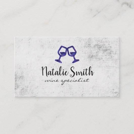 Wijndruiven juichen visitekaartje (Voorkant)