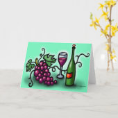 Wijndruiven Kaart (Gele Bloem)