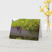 Wijndruiven Kaart (Gele Bloem)