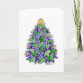 Wijndruiven Kerstboom Feestdagen Kaart