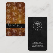 Wijndruiven Landelijke Oude Stijl Visitekaartje (Voorkant / Achterkant)