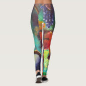 Wijndruiven Leggings (Achterkant)