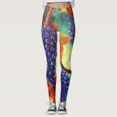 Wijndruiven Leggings (Voorkant)