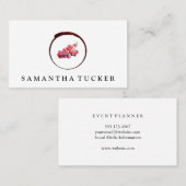 Wijndruiven Logo Visitekaartje (Voorkant / Achterkant)