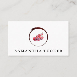 Wijndruiven Logo Visitekaartje