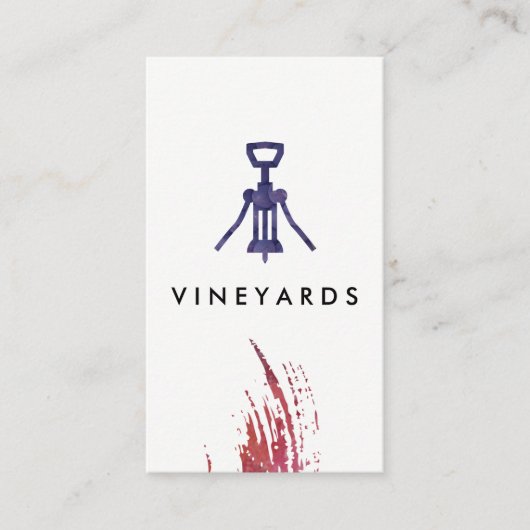 wijndruiven met opening visitekaartje (Voorkant)