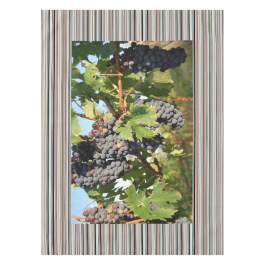 Wijndruiven op wijn tafelkleed (Voorkant)