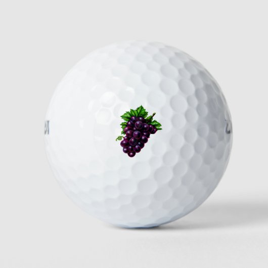 Wijndruiven Paars Golfballen (Voorkant)