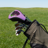 Wijndruiven Paars Golfheadcover (Insitu)