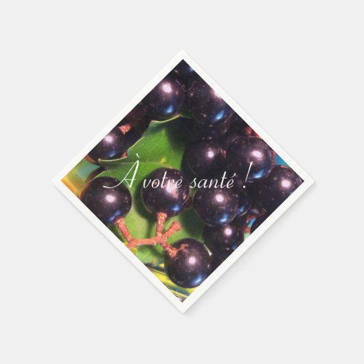 Wijndruiven Servetten (Hoek)
