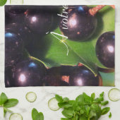 Wijndruiven Theedoek (Gevouwen)