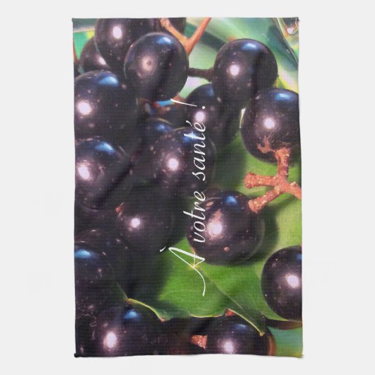 Wijndruiven Theedoek (Verticaal)