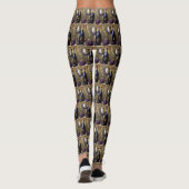 Wijndruiven Toscaanse  wijnliefhebbers Leggings (Achterkant)