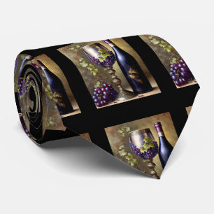 Wijndruiven Toscaanse  Wijnliefhebbers Stropdas