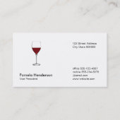 Wijndruiven Visitekaartje (Achterkant)