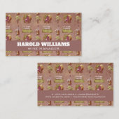 Wijndruiven voor wijnstokken visitekaartje (Voorkant / Achterkant)