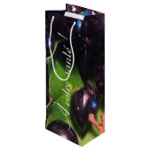 Wijndruiven Wijn Cadeautas (Achterkant Gekanteld)