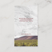 Wijndruiven | wijngaard | wijnmakerij visitekaartje (Achterkant)