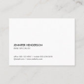 Wijndruiven Wijnglas Visitekaartje (Achterkant)