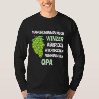 Wijndruiven Wijnmaker Wijnproeverij T-shirt