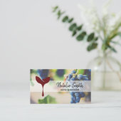 Wijndruiven | Wijnvat | Druiven aan de Wingerd Visitekaartje (Staand voorkant)