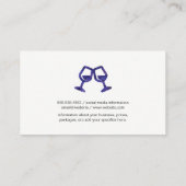 Wijndruiven | Wijnvat | Druiven aan de Wingerd Visitekaartje (Achterkant)