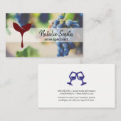 Wijndruiven | Wijnvat | Druiven aan de Wingerd Visitekaartje (Voorkant / Achterkant)