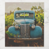 WIJNETIKETTEN DRINK BOERDERIJ WIJN ETIKET (Enkel label)