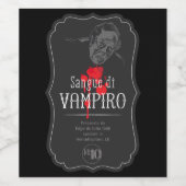 Wijnetiketten Sangue di Vampiro Wijn Etiket (Enkel label)