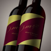 Wijnetiketten Speciale gelegenheden met de hand be Wijn Etiket