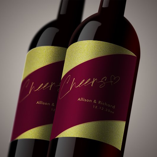 Wijnetiketten Speciale gelegenheden met de hand be Wijn Etiket