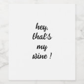 wijnetiketten wijn etiket (Enkel label)