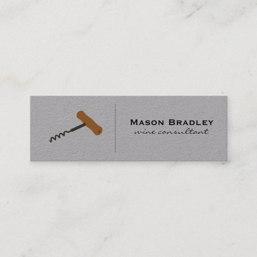 Wijnexpert Mini Visitekaartje (Voorkant)