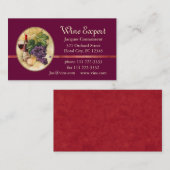 Wijnexpert Visitekaartje (Voorkant / Achterkant)
