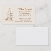 Wijnexpert Visitekaartje (Voorkant / Achterkant)