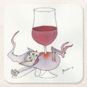 Wijnfee Kartonnen Onderzetters (Voorkant)