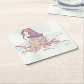 Wijnfee Kartonnen Onderzetters (Schuin)