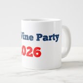 Wijnfeest 2026 Grappige Verkiezing Coffee Mok (Voorkant rechts)