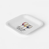 Wijnfeest borden papieren bordje (Gebogen)