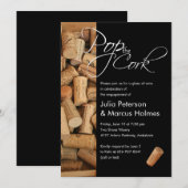 Wijnfeest Uitnodiging 'De Kurk Knalt' (Voorkant / Achterkant)