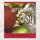 WIJNFLASETIKETTEN WIJN ETIKET (Enkel label)