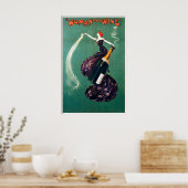 Wijnfles Champagne Eten en Drinken Drank Poster (Keuken)